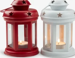 Lantaarn AUDHUMLE Ø10 metaal/glas