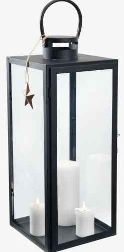 Lantaarn THULIT B21xL22xH54cm zwart