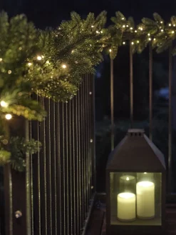 Lantaarn VIDAR B30xL30xH50cm met LED