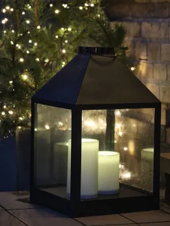 Lantaarn VIDAR B30xL30xH50cm met LED