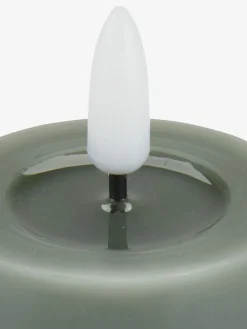 LED kaars FALAR Ø5xH15cm groen met timer