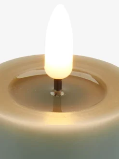 LED kaars FALAR Ø5xH15cm groen met timer