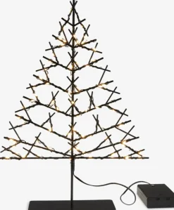 LED lampjesboom GILLING B6xL24xH33cm 70LED en timer