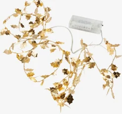 LED lichtsnoer RIMFAXE L190cm goud met timer