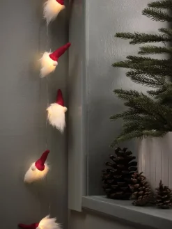 LED lichtsnoer TEFAT L135cm met kerstman en 10LED