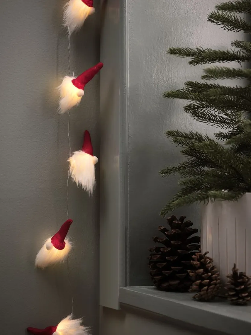 LED lichtsnoer TEFAT L135cm met kerstman en 10LED