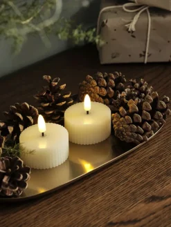 LED theelicht GERI Ø6xH6cm 2 stuks wit