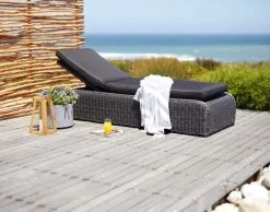 Ligbed TAMBOHUSE B76xL206 grijs