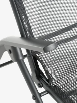 Ligstoel LOMMA B63xL130 zwart