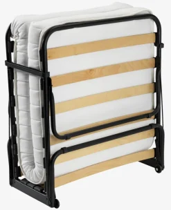 Logeerbed ILSKOV 80x193 wit/zwart