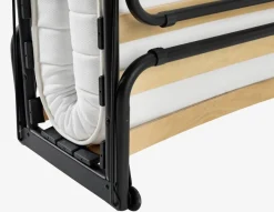 Logeerbed ILSKOV 80x193 wit/zwart