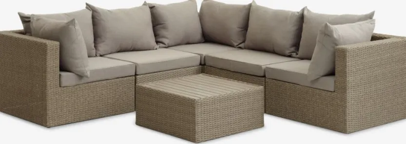 Lounge module RAVNDRUP midden naturel