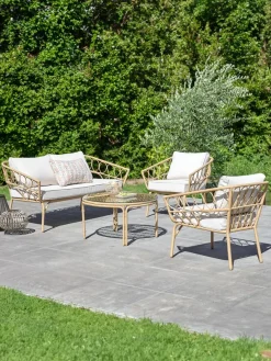 Loungebank JENNUM 2,5 persoons naturel