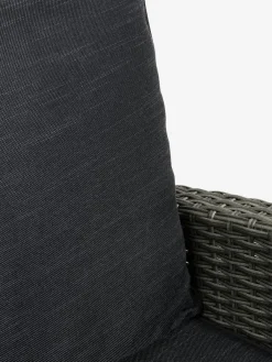 Loungebank ONDRUP 3-persoons chaise longue grijs