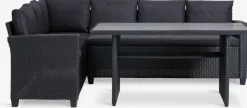 Loungeset AGERMOSE 6-persoons zwart