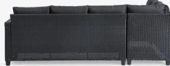 Loungeset AGERMOSE 6-persoons zwart