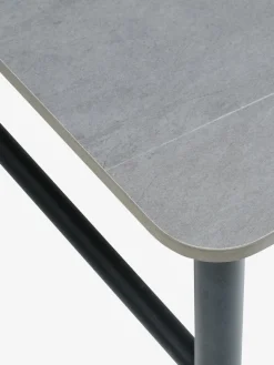 Loungeset BAMLE 4,5-persoons sneldrogend grijs