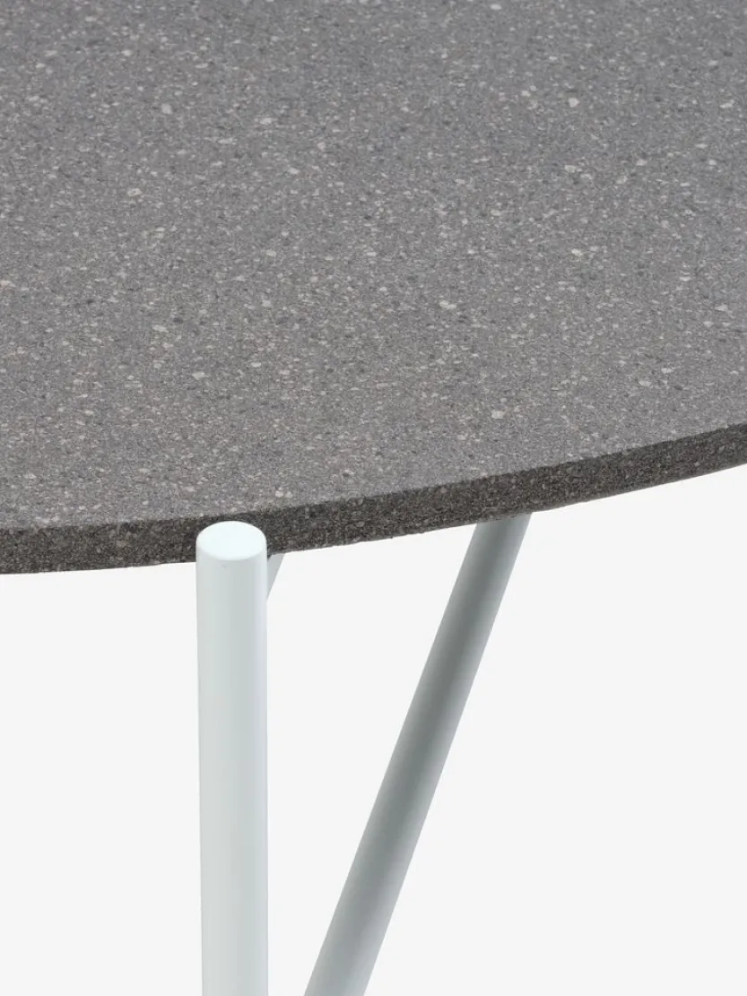 Loungeset DYVIG 5 personen sneldrogend wit