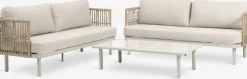 Loungeset EJLBY 5-persoons beige