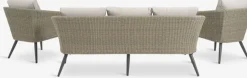 Loungeset SANDBAKKE 5-persoons naturel