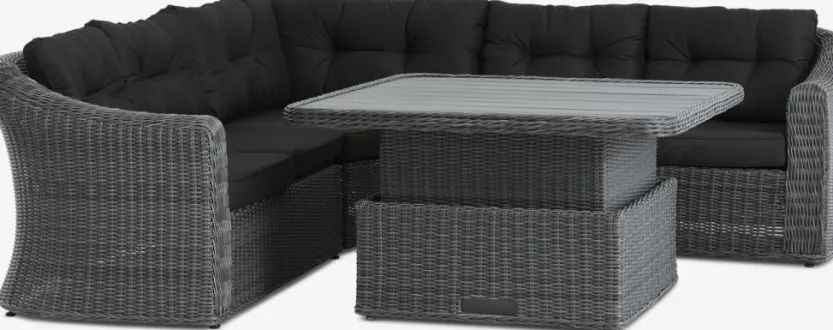 Loungeset TAMBOHUSE 5-persoons grijs