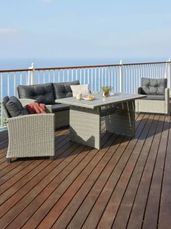 Loungeset VISBY 4-persoons grijs