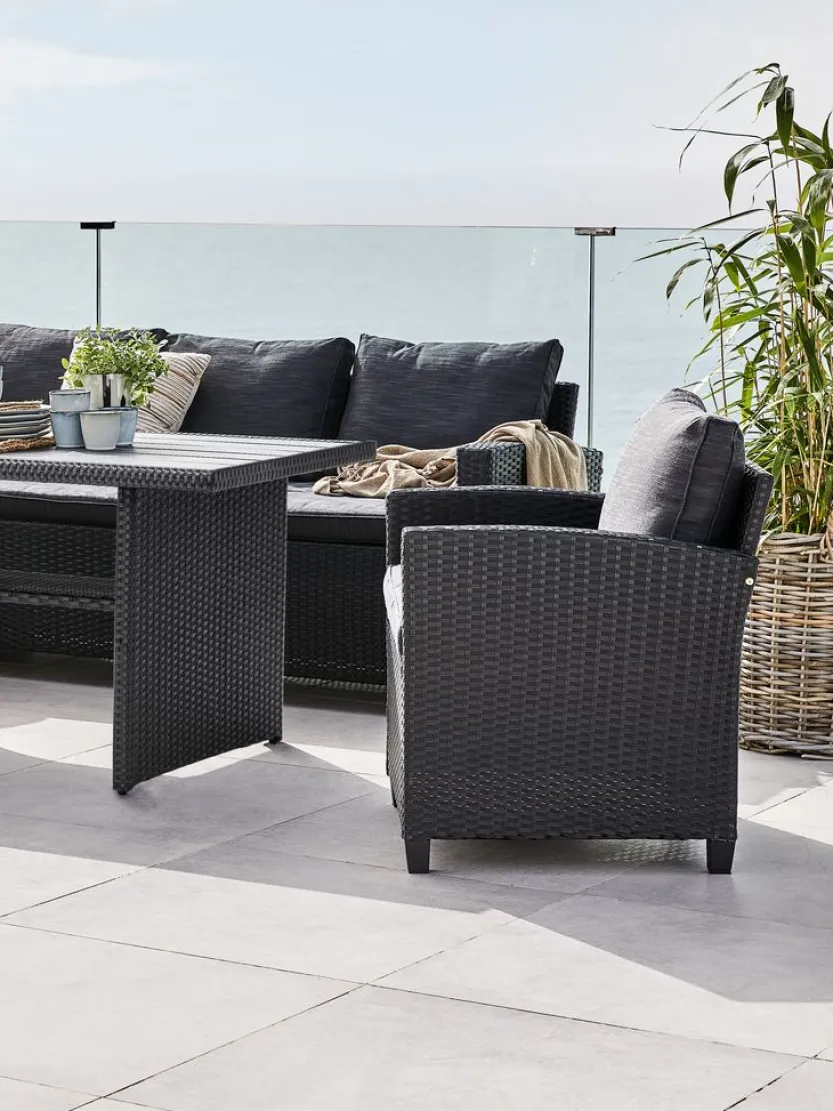 Loungestoel AGERMOSE zwart