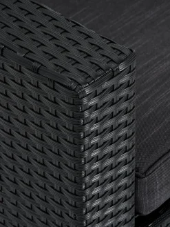 Loungestoel AGERMOSE zwart