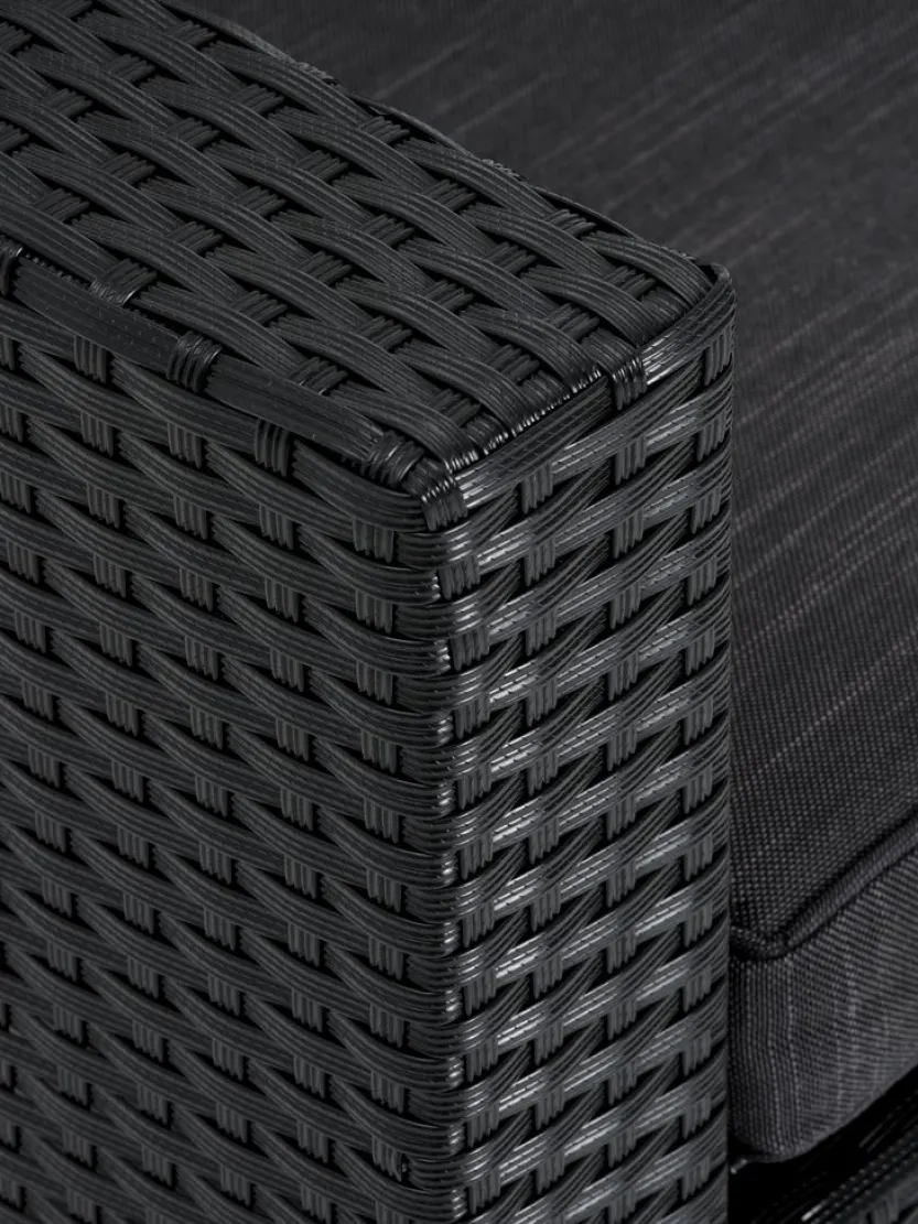 Loungestoel AGERMOSE zwart