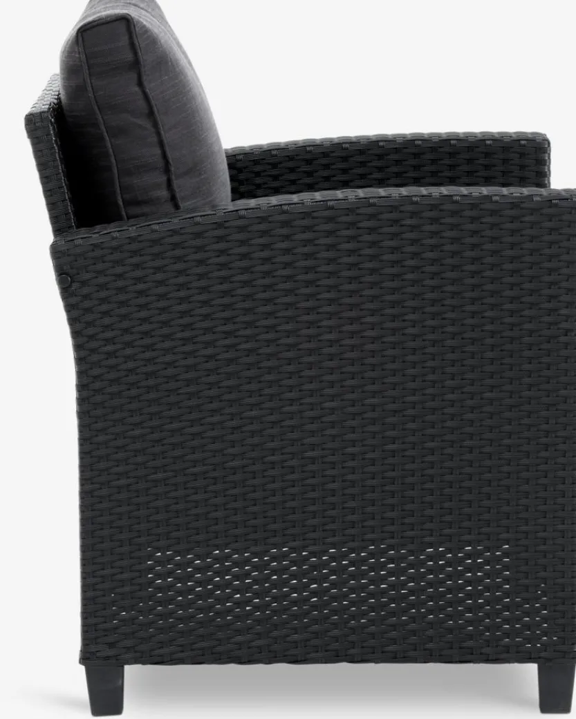 Loungestoel AGERMOSE zwart