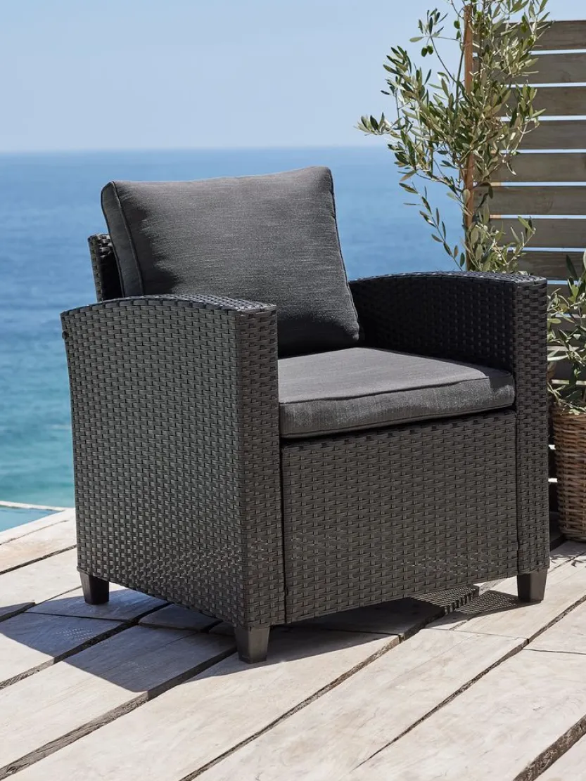 Loungestoel AGERMOSE zwart