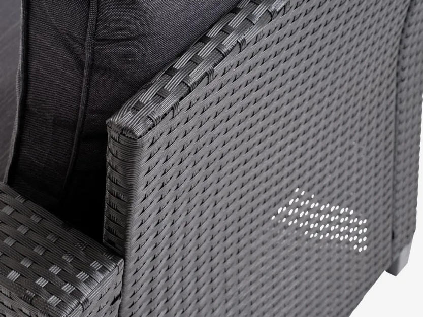 Loungestoel AGERMOSE zwart