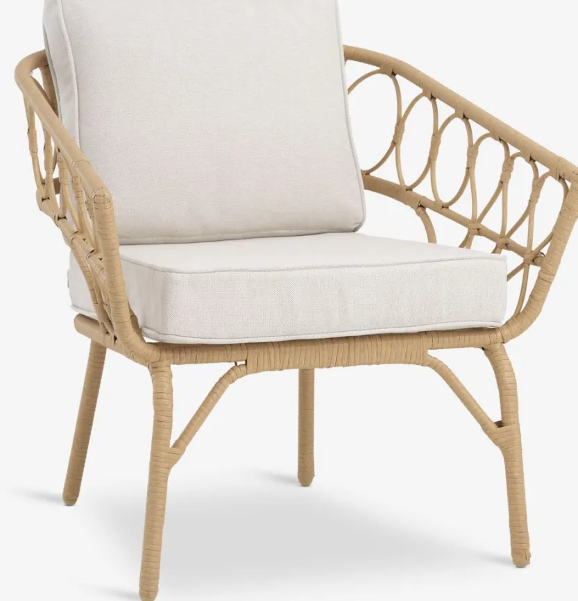 Loungestoel JENNUM B74xH75xD75 naturel