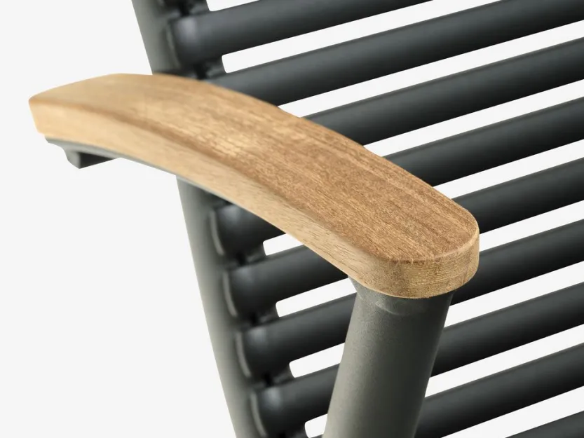 Loungestoel SADBJERG B66xH73xD78 zwart