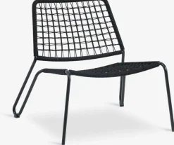 Loungestoel ULLARED zwart