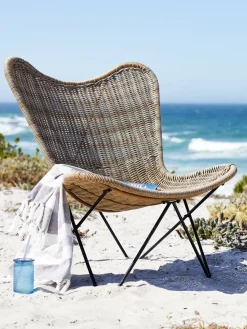 Loungestoel VALLESTRUP naturel