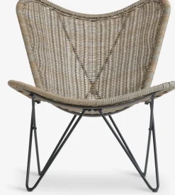 Loungestoel VALLESTRUP naturel