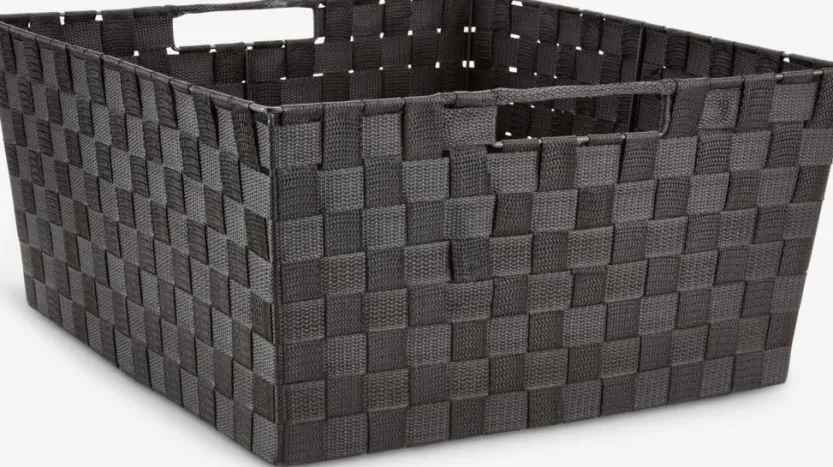 Mand ASMUS B43xL47xH22cm zwart