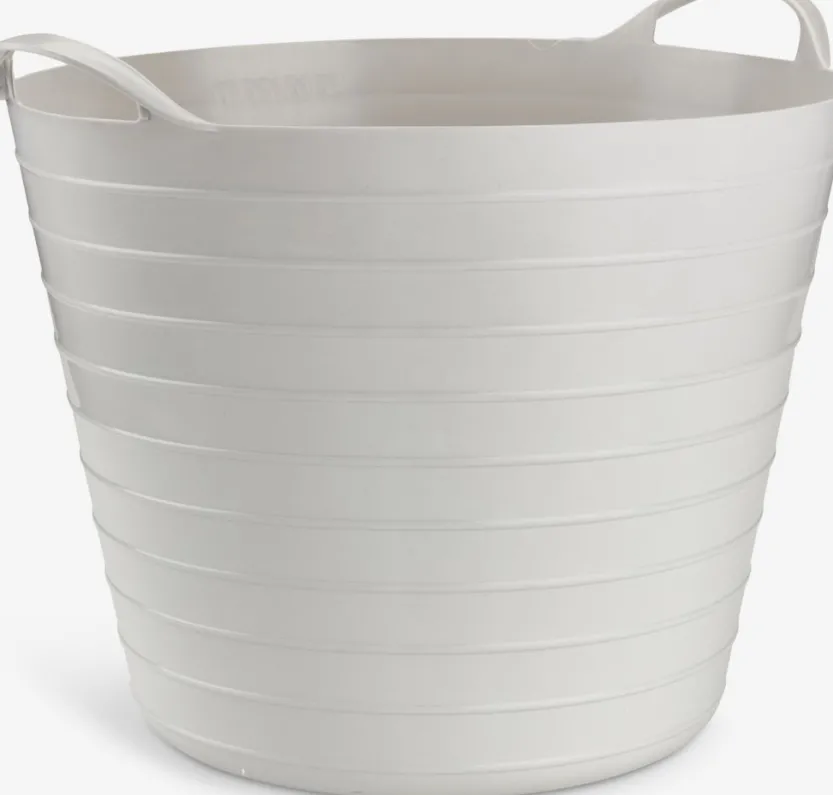 Mand BENDIK Ø38xH34cm 25L lichtgrijs