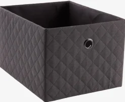 Mand GILLIS B26xL32xH20cm donkergrijs