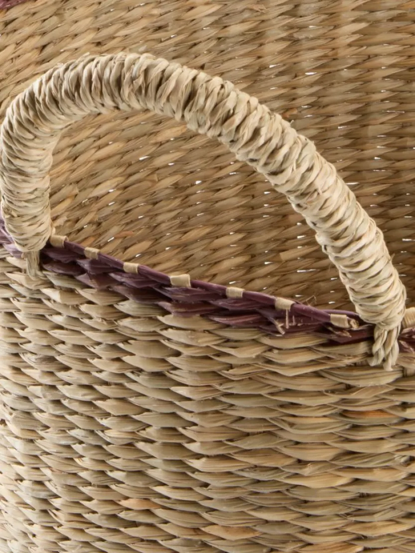 Mand HERMAN Ø37xH25cm zeegras