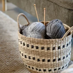 Mand VIGIL Ø32xH27cm zeegras