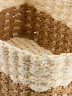 Mandenset RASMUSSEN B19/12xL26/18xH12 3 stuks naturel