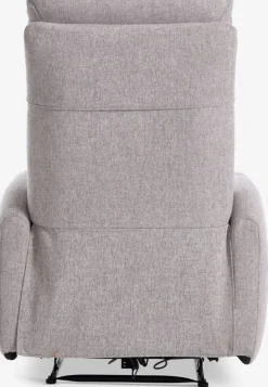 Massagestoel VONSILD lichtgrijze stof