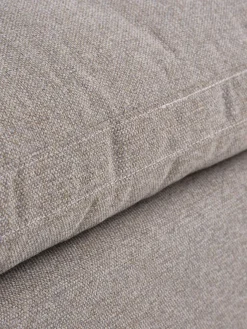 Modulaire bank LUNDBY chaise longue/poef zandkleurige stof