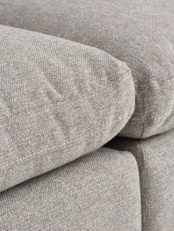 Modulaire bank LUNDBY chaise longue zandkleurige stof