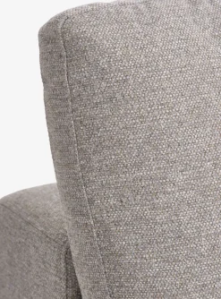 Modulaire bank LUNDBY hoek/eind zandkleurige stof