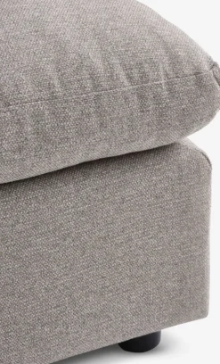 Modulaire bank LUNDBY hoek/eind zandkleurige stof