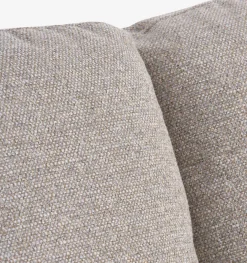 Modulaire bank LUNDBY hoek zandkleurige stof