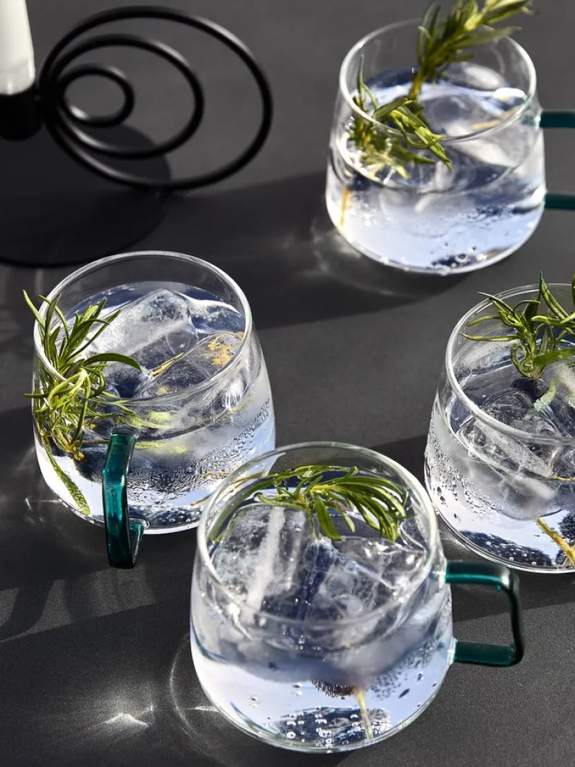 Mok ANDERS glas 40cl Ø13xH18cm assorti